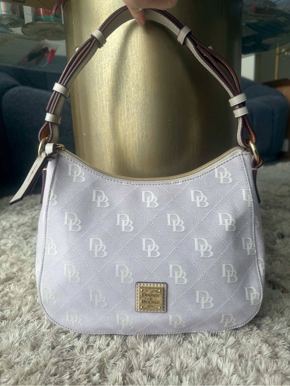 DOONEY & BOURKE RARE LILAC SMALL KILEY HOBO